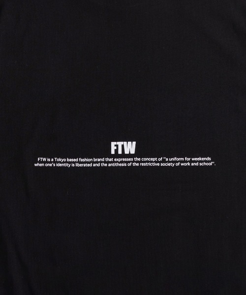 FTW(エフティダブリュー)の「FTW STANDARD LOGO L/S TEE(Tシャツ/カットソー・メンズ・グレー/ホワイト/ブラック/ライトパープル・SMALL/MEDIUM/LARGE)」の10枚目の写真