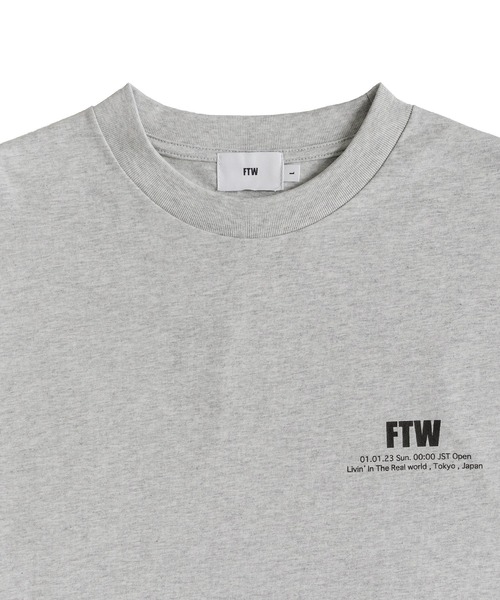FTW(エフティダブリュー)の「FTW STANDARD LOGO L/S TEE(Tシャツ/カットソー・メンズ・グレー/ホワイト/ブラック/ライトパープル・SMALL/MEDIUM/LARGE)」の16枚目の写真