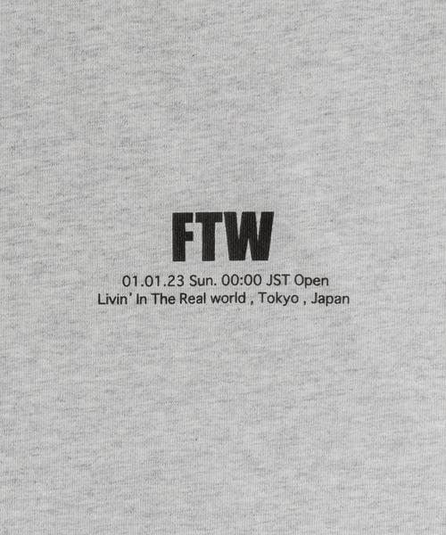 FTW(エフティダブリュー)の「FTW STANDARD LOGO L/S TEE(Tシャツ/カットソー・メンズ・グレー/ホワイト/ブラック/ライトパープル・SMALL/MEDIUM/LARGE)」の18枚目の写真