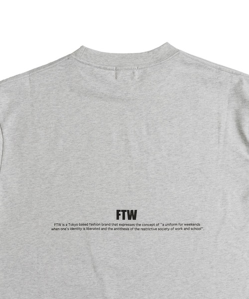 FTW(エフティダブリュー)の「FTW STANDARD LOGO L/S TEE(Tシャツ/カットソー・メンズ・グレー/ホワイト/ブラック/ライトパープル・SMALL/MEDIUM/LARGE)」の17枚目の写真
