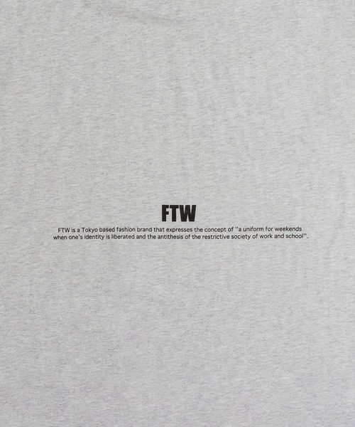 FTW(エフティダブリュー)の「FTW STANDARD LOGO L/S TEE(Tシャツ/カットソー・メンズ・グレー/ホワイト/ブラック/ライトパープル・SMALL/MEDIUM/LARGE)」の19枚目の写真