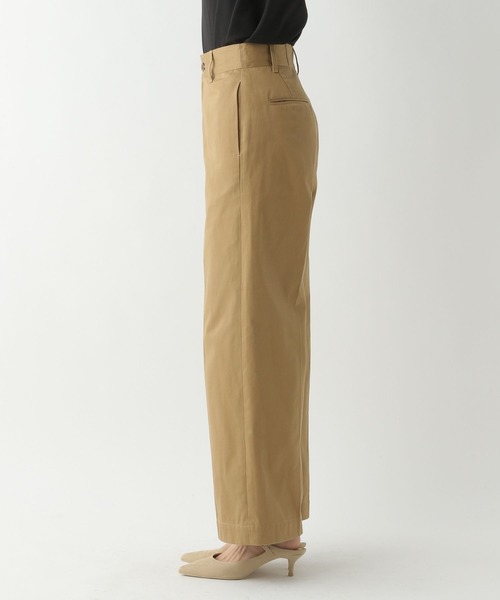 A part by（アパートバイ）の「チノワイドストレートパンツ（チノパンツ・レディース・ブラック/キャメル・LARGE/MEDIUM）」の19枚目の写真