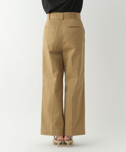 A part by（アパートバイ）の「チノワイドストレートパンツ（チノパンツ・レディース・ブラック/キャメル・LARGE/MEDIUM）」の20枚目の写真