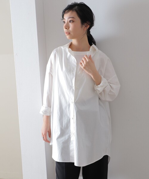 Demi-Luxe BEAMS - Demi-Luxe BEAMS AK+1 / コットン オーバーサイズ シャツ Demi-Luxe BEAMS（デミルクス ビームス）の「AK+1 / コットン