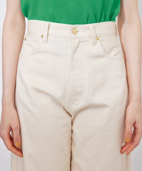 ROPE'（ロペ）の「【洗える】カーブラインカラーチノデニムパンツ（チノパンツ・レディース・ピンク系その他2/クリーム・36/38）」の22枚目の写真