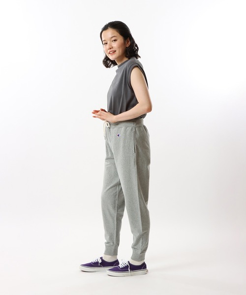 Champion(チャンピオン)の「【Champion/チャンピオン】レディース リバースウィーブ(R) ロングパンツ(その他パンツ・レディース・ネイビー/ブラック/ベージュ系その他3/グレー・MEDIUM/LARGE)」の8枚目の写真