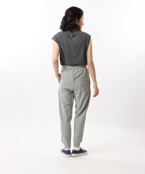 Champion(チャンピオン)の「【Champion/チャンピオン】レディース リバースウィーブ(R) ロングパンツ(その他パンツ・レディース・ネイビー/ブラック/ベージュ系その他3/グレー・MEDIUM/LARGE)」の9枚目の写真
