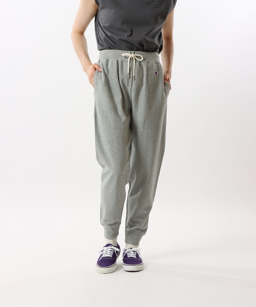 Champion(チャンピオン)の「【Champion/チャンピオン】レディース リバースウィーブ(R) ロングパンツ(その他パンツ・レディース・ネイビー/ブラック/ベージュ系その他3/グレー・MEDIUM/LARGE)」の11枚目の写真