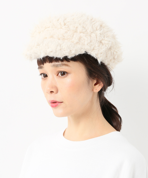 JOURNAL STANDARD（ジャーナルスタンダード）の「【HOUSE OF LAFAYETTE】フィッシャーマンフェイクファー：帽子（キャスケット・レディース・アイボリー・FREE）」の9枚目の写真