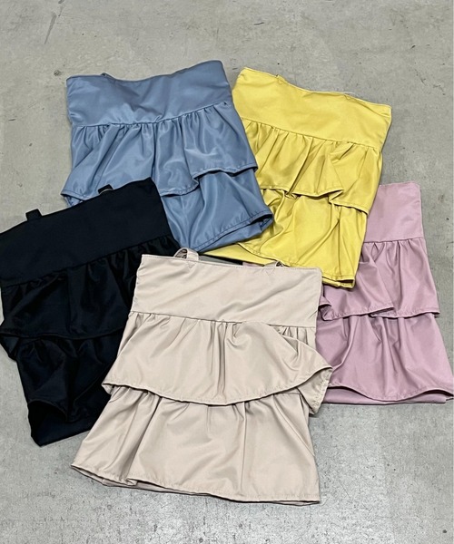 one way（ワンウェイ）の「ティアードフリルトート（トートバッグ・レディース・ブラック/ベージュ/ライトピンク/ライトブルー/イエロー・FREE）」の15枚目の写真