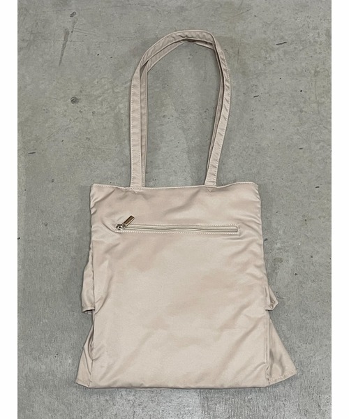 one way（ワンウェイ）の「ティアードフリルトート（トートバッグ・レディース・ブラック/ベージュ/ライトピンク/ライトブルー/イエロー・FREE）」の8枚目の写真