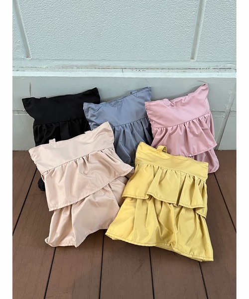 one way（ワンウェイ）の「ティアードフリルトート（トートバッグ・レディース・ブラック/ベージュ/ライトピンク/ライトブルー/イエロー・FREE）」の20枚目の写真