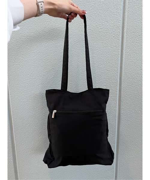 one way（ワンウェイ）の「ティアードフリルトート（トートバッグ・レディース・ブラック/ベージュ/ライトピンク/ライトブルー/イエロー・FREE）」の13枚目の写真