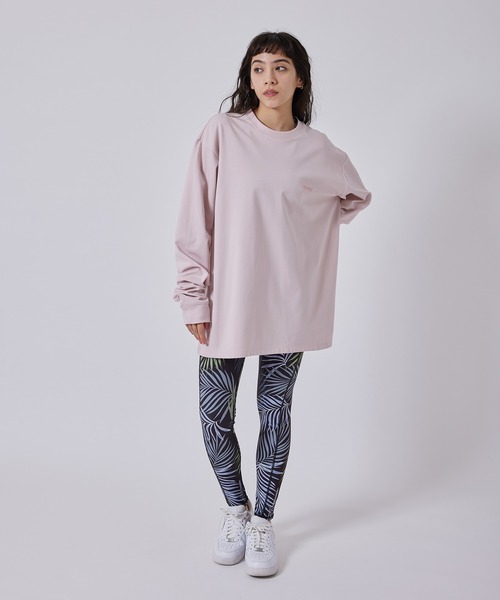 NERGY(ナージー)の「【UV】CREORAリーフ柄スポーツレギンス(レギンス/スパッツ・レディース・ブラック/ブルー・L/M/S)」の13枚目の写真