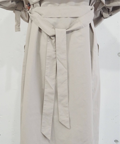 tiptop（ティップトップ）の「スタンドカラーコート（その他アウター・レディース・アイボリー/グレイッシュベージュ・FREE）」の10枚目の写真