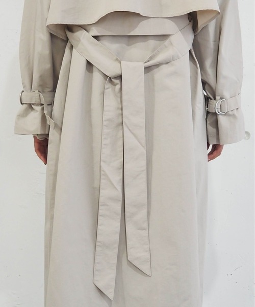 tiptop（ティップトップ）の「スタンドカラーコート（その他アウター・レディース・アイボリー/グレイッシュベージュ・FREE）」の11枚目の写真