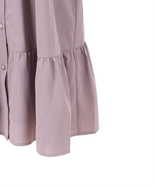 axes femme POETIQUE（アクシーズファムポエティック）の「メッセージリボンビッグ襟ワンピース（ワンピース・レディース・ブルー/ピンク/ブラック・MEDIUM）」の13枚目の写真