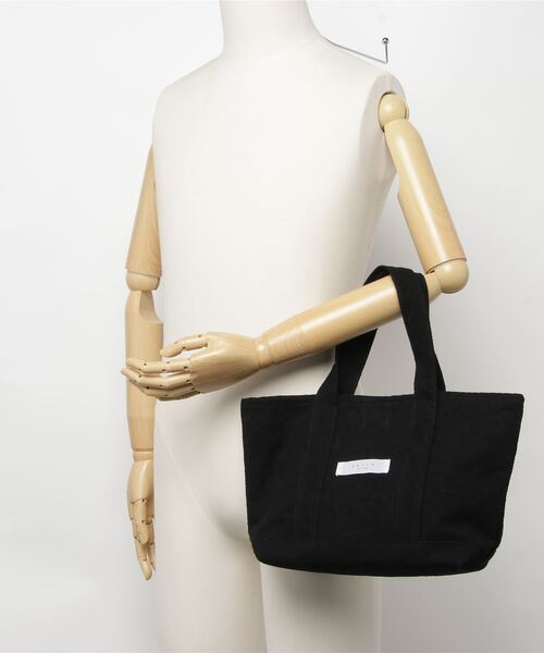 SETTO（セット）の「DAILY　TOTE：倉敷帆布トートバッグ（トートバッグ・レディース・ホワイト/ブラック・M/S）」の11枚目の写真