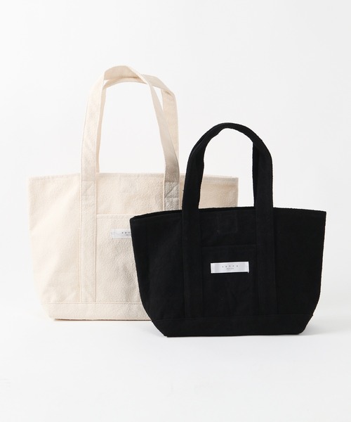 SETTO（セット）の「DAILY　TOTE：倉敷帆布トートバッグ（トートバッグ・レディース・ホワイト/ブラック・M/S）」の4枚目の写真