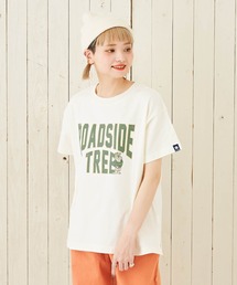 CUBE SUGAR（キューブシュガー）の「オーガニックコットンカレッジロゴビッグTシャツ（Tシャツ/カットソー）」