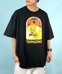 【ムラサキスポーツ別注】TOY MACHINE/トイマシーン オーバーサイズ フロントプリントTシャツ/グラフィックT クルーネックTシャツ MTMSDST8
