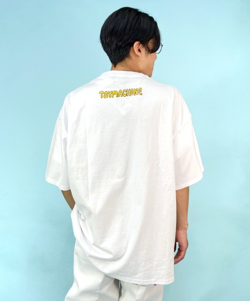 TOY　MACHINE（トイ　マシーン）の「【ムラサキスポーツ別注】TOY MACHINE/トイマシーン オーバーサイズ フロントプリントTシャツ/グラフィックT クルーネックTシャツ MTMSDST8（Tシャツ/カットソー・メンズ・カーキ/ホワイト系その他3/ブラック系その他4・M/L/XL）」の5枚目の写真