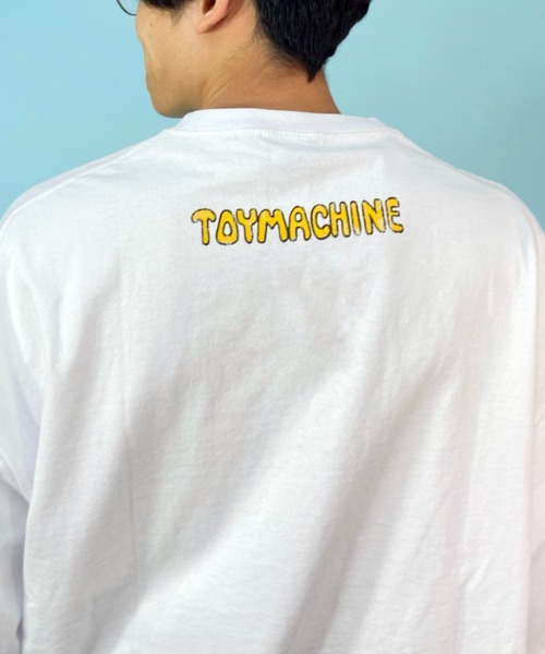 TOY　MACHINE（トイ　マシーン）の「【ムラサキスポーツ別注】TOY MACHINE/トイマシーン オーバーサイズ フロントプリントTシャツ/グラフィックT クルーネックTシャツ MTMSDST8（Tシャツ/カットソー・メンズ・カーキ/ホワイト系その他3/ブラック系その他4・M/L/XL）」の6枚目の写真