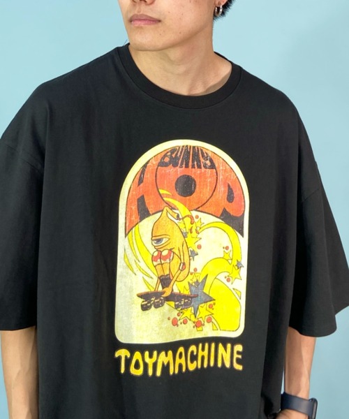 TOY　MACHINE（トイ　マシーン）の「【ムラサキスポーツ別注】TOY MACHINE/トイマシーン オーバーサイズ フロントプリントTシャツ/グラフィックT クルーネックTシャツ MTMSDST8（Tシャツ/カットソー・メンズ・カーキ/ホワイト系その他3/ブラック系その他4・M/L/XL）」の10枚目の写真