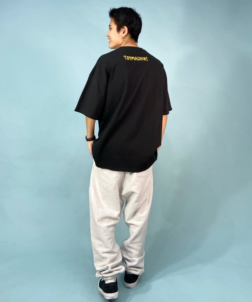 TOY　MACHINE（トイ　マシーン）の「【ムラサキスポーツ別注】TOY MACHINE/トイマシーン オーバーサイズ フロントプリントTシャツ/グラフィックT クルーネックTシャツ MTMSDST8（Tシャツ/カットソー・メンズ・カーキ/ホワイト系その他3/ブラック系その他4・M/L/XL）」の14枚目の写真