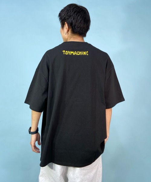 TOY　MACHINE（トイ　マシーン）の「【ムラサキスポーツ別注】TOY MACHINE/トイマシーン オーバーサイズ フロントプリントTシャツ/グラフィックT クルーネックTシャツ MTMSDST8（Tシャツ/カットソー・メンズ・カーキ/ホワイト系その他3/ブラック系その他4・M/L/XL）」の11枚目の写真