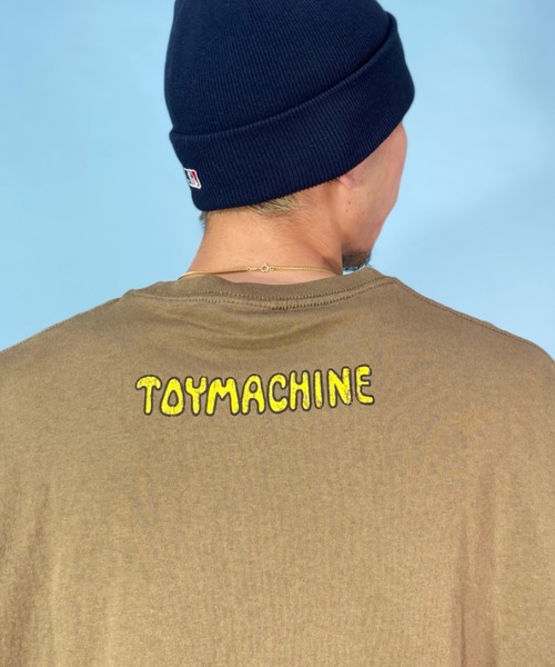 TOY　MACHINE（トイ　マシーン）の「【ムラサキスポーツ別注】TOY MACHINE/トイマシーン オーバーサイズ フロントプリントTシャツ/グラフィックT クルーネックTシャツ MTMSDST8（Tシャツ/カットソー・メンズ・カーキ/ホワイト系その他3/ブラック系その他4・M/L/XL）」の17枚目の写真