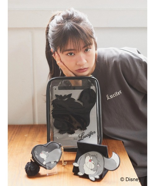 Disney(ディズニー)の「Lucifer/コインケース(コインケース・レディース・ブラック・FREE)」の2枚目の写真