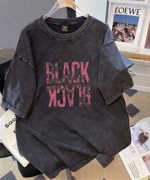 DEVICE（デバイス）の「ビッグシルエット ピグメント ジャンキープリント 韓国 ストリート y2k 古着風 オーバーサイズ ヴィンテージ ウォッシュ 半袖 Tシャツ（Tシャツ/カットソー）」