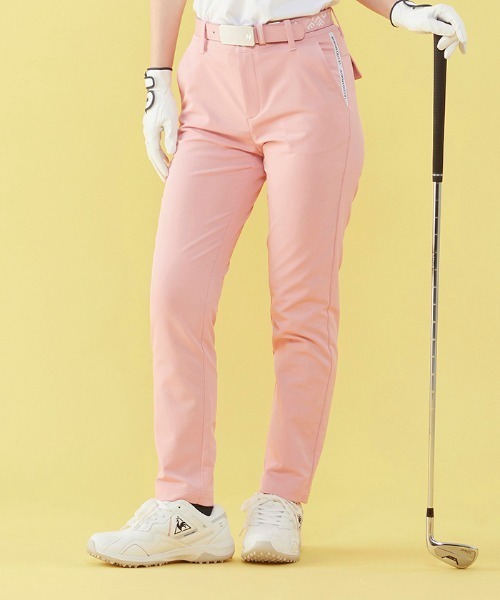 le coq sportif GOLF（ルコックスポルティフゴルフ）の「9分丈パンツ (吸汗速乾/ストレッチ/UV CUT(UPF15) ゴルフウエア レディース（その他パンツ・レディース・グレー/ネイビー/ホワイト/ピンク・9号/7号/11号/13号）」の21枚目の写真