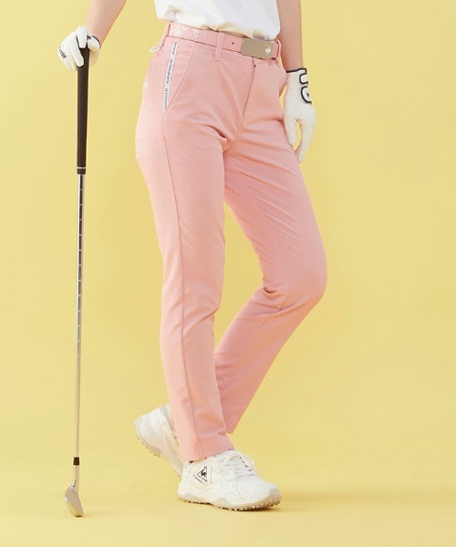 le coq sportif GOLF（ルコックスポルティフゴルフ）の「9分丈パンツ (吸汗速乾/ストレッチ/UV CUT(UPF15) ゴルフウエア レディース（その他パンツ・レディース・グレー/ネイビー/ホワイト/ピンク・9号/7号/11号/13号）」の22枚目の写真