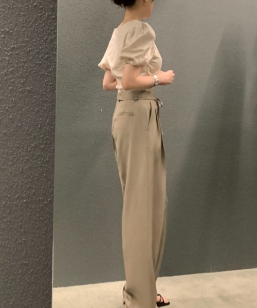 N.s（エヌドットエス）の「フロントタックブラウス（シャツ/ブラウス・レディース・ブラック/ブルー/ホワイト/ベージュ/ホワイト系その他・FREE）」の13枚目の写真