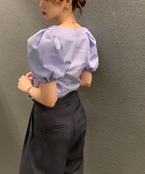 N.s（エヌドットエス）の「フロントタックブラウス（シャツ/ブラウス・レディース・ブラック/ブルー/ホワイト/ベージュ/ホワイト系その他・FREE）」の17枚目の写真