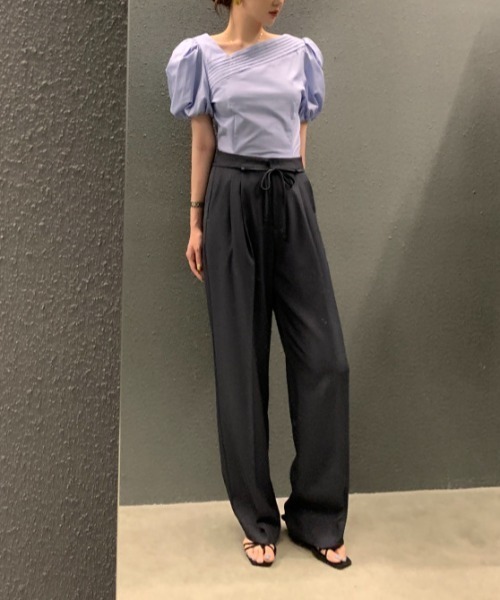 N.s（エヌドットエス）の「フロントタックブラウス（シャツ/ブラウス・レディース・ブラック/ブルー/ホワイト/ベージュ/ホワイト系その他・FREE）」の21枚目の写真