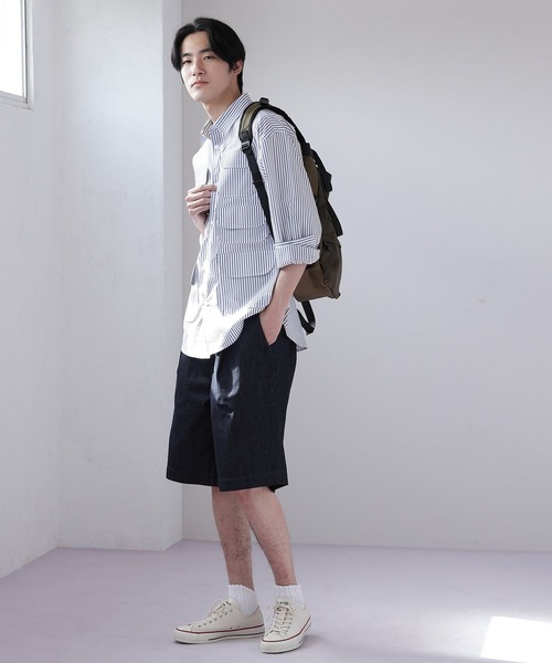 niko and...(ニコアンド)の「ミューリス6ポケットシャツ(シャツ/ブラウス・メンズ・ホワイト/その他1/その他2・MEDIUM/LARGE)」の8枚目の写真