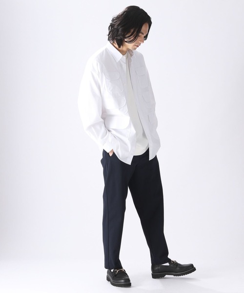 niko and...(ニコアンド)の「ミューリス6ポケットシャツ(シャツ/ブラウス・メンズ・ホワイト/その他1/その他2・MEDIUM/LARGE)」の9枚目の写真