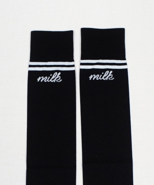 MILK(ミルク)の「ロゴ ミドル ソックス(ソックス/靴下・レディース・A/B・FREE)」の5枚目の写真