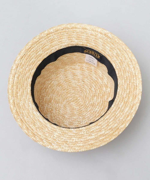 Ruben（ルーベン）の「麦わら カンカン帽 / ストローハット（ハット・メンズ・ベージュ/ブラック・FREE）」の13枚目の写真
