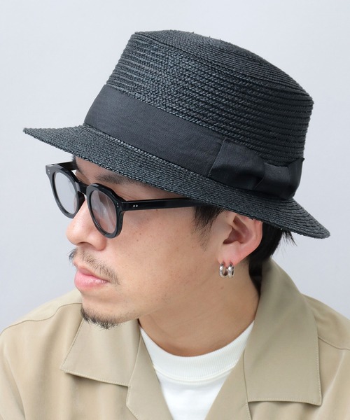 Ruben（ルーベン）の「麦わら カンカン帽 / ストローハット（ハット・メンズ・ベージュ/ブラック・FREE）」の15枚目の写真