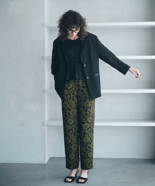 MECRE(メクル)の「ノンウールツィードテーラージャケット(テーラードジャケット・レディース・グレー/ブラック・S/M)」の17枚目の写真