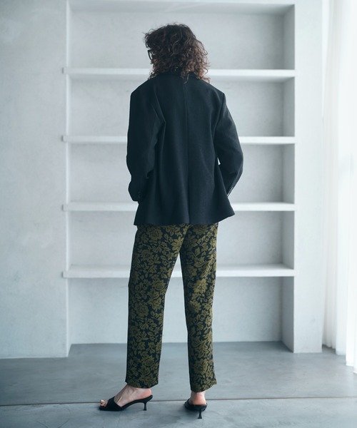 MECRE(メクル)の「ノンウールツィードテーラージャケット(テーラードジャケット・レディース・グレー/ブラック・S/M)」の12枚目の写真