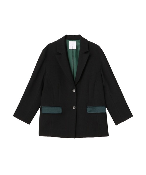 MECRE(メクル)の「ノンウールツィードテーラージャケット(テーラードジャケット・レディース・グレー/ブラック・S/M)」の16枚目の写真