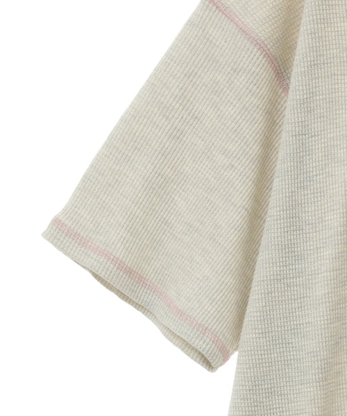 Candy Stripper（キャンディストリッパー）の「BE YOURSELF WAFFLE BIG Tシャツ（Tシャツ/カットソー・レディース・ピンク/ライトグレー/ブラック・2）」の15枚目の写真