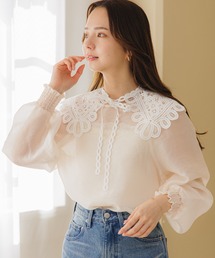 flower | クリアバルーンブラウス(シャツ/ブラウス)