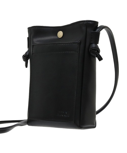 AVOCA（アヴォカ）の「AVOCA 合皮がま口ショルダー / アヴォカ ゴウヒガマグチショルダー（ショルダーバッグ・レディース・ブラウン/ホワイト/ブラック・ONE SIZE）」の12枚目の写真