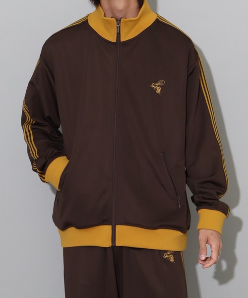 セール】ビー刺繍クラシックテクスチャージャージ オーバーサイズ